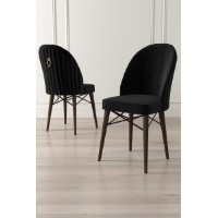 Set scaune Hanah Home Ritim Black Brown imaginea #2 — magazin online Desire.md