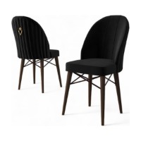 Set scaune Hanah Home Ritim Black Brown imaginea #3 — magazin online Desire.md