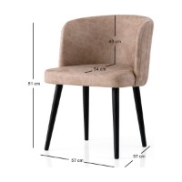 Set scaune Hanah Home Zen 4201 V4 imaginea #4 — magazin online Desire.md