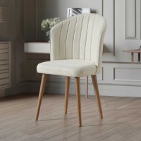 Set scaune Hanah Home Rubi Cream Walnut