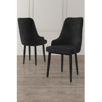 Set scaune Hanah Home Trex Black