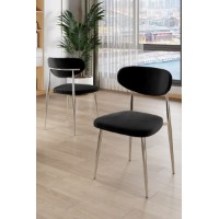 Set scaune Hanah Home Vina Black Chrome