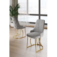Set scaune Hanah Home Puva Grey Gold