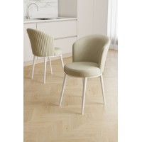 Set scaune Hanah Home Risa Cream White