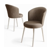 Set scaune Hanah Home Risa Cappuccino White imaginea #2 — magazin online Desire.md