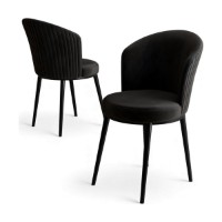 Set scaune Hanah Home Risa Black imaginea #2 — magazin online Desire.md