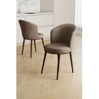 Set scaune Hanah Home Risa Cappuccino Brown