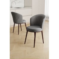 Set scaune Hanah Home Risa Grey Brown