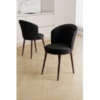 Set scaune Hanah Home Risa Black Brown