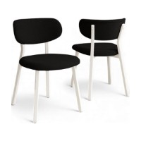 Set scaune Hanah Home Toldy Black White imaginea #2 — magazin online Desire.md