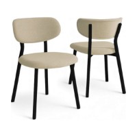Set scaune Hanah Home Toldy Cream Black imaginea #2 — magazin online Desire.md