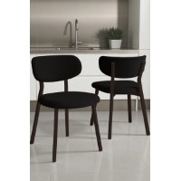Set scaune Hanah Home Toldy Black Brown