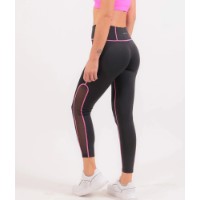Женские леггинсы Givova Fitness Moon Black/Fucsia, s.S фото №2 — интернет-магазин Desire.md