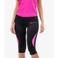 Женские леггинсы Givova Pinocchietto Black/Pink, s.M (LR02-1039)