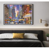 Puzzle Clementoni 2000 Rainy Manhattan (32086)  imaginea #2 — magazin online Desire.md