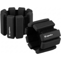 Greutăți pentru mâini și picioare Insportline Brace Black 2x1kg (30457-1)