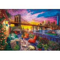 Пазл Clementoni 3000 Manhattan Balcony Sunset (33552) 