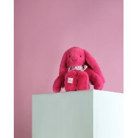 Jucărie de pluș Doudou Bunny Fuchsia 25cm (DC4591) imaginea #3 — magazin online Desire.md