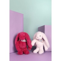 Jucărie de pluș Doudou Bunny Fuchsia 35cm (DC4594) imaginea #2 — magazin online Desire.md