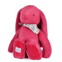 Jucărie de pluș Doudou Bunny Fuchsia Pink 50cm (DC 4597)