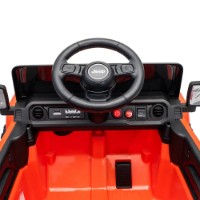 Mașinuța electrica Dake Jeep Wrangler Rubicon Orange (JWR558/1) imaginea #4 — magazin online Desire.md