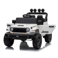 Mașinuța electrica Dake Jeep Wrangler Rubicon White (JWR558/3) imaginea #4 — magazin online Desire.md