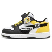 Ghete pentru copii Puma Rebound V6 Transformers Ac+ Puma White/Black/Bright Mango Yellow, s.24 imaginea #6 — magazin online Desire.md