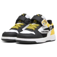 Ghete pentru copii Puma Rebound V6 Transformers Ac+ Puma White/Black/Bright Mango Yellow, s.24