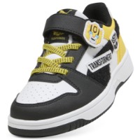 Ghete pentru copii Puma Rebound V6 Transformers Ac+ Puma White/Black/Bright Mango Yellow, s.27 imaginea #5 — magazin online Desire.md