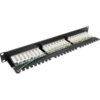 Panou de patch Lanitron 19'' FTP 24xRJ45 cat.5e Black imaginea #2 — magazin online Desire.md