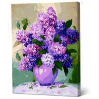 Tablou pe numere Art Gallery Premium Buchet de liliac 40x50cm (GX46521)