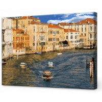 Tablou pe numere Art Gallery Premium Marele Canal din Veneția 40x50cm (GX39389)