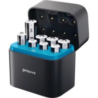 Încărcător Proove Compact Station + 8pcs 4xAAA+4xAA Black (RBCS00000001)