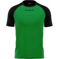 Tricou pentru copii Givova Capo Green/Black, s.4XS (MAC03-1310) imaginea #1 — magazin online Desire.md