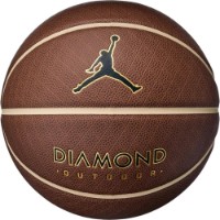 Minge de baschet Nike Jordan Diamond Outdoor 8P Deflated Amber Court/Black/Metallic Gold, s.7
