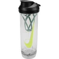 Sticlă pentru apă Nike TR Recharge Shaker Bottle 2.0 Clear/Black/Cannon/Volt