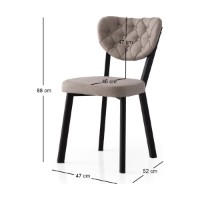 Set scaune Hanah Home Enzo 808 V2 imaginea #4 — magazin online Desire.md