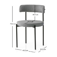Set scaune Hanah Home Gini 4012 V2 imaginea #4 — magazin online Desire.md