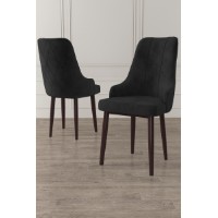 Set scaune Hanah Home Trex Black Brown