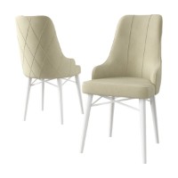 Set scaune Hanah Home Neta Cream White imaginea #2 — magazin online Desire.md