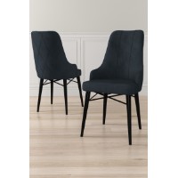 Set scaune Hanah Home Neta Anthracite Black