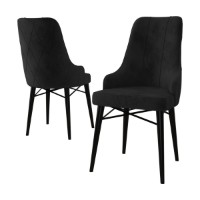 Set scaune Hanah Home Neta Black imaginea #2 — magazin online Desire.md
