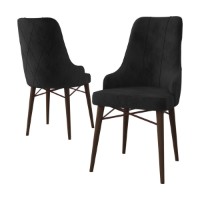 Set scaune Hanah Home Neta Black Brown imaginea #2 — magazin online Desire.md