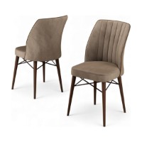 Set scaune Hanah Home Nuna Cappuccino Brown imaginea #2 — magazin online Desire.md