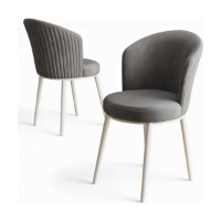 Set scaune Hanah Home Risa Grey White imaginea #2 — magazin online Desire.md