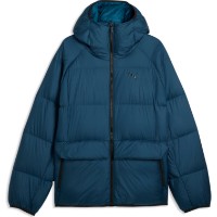 Geacă pentru bărbați Puma Hooded Down Puffer M Midnight Petrol, s.S
