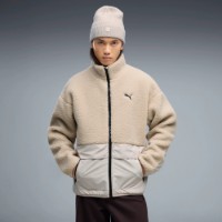Geacă pentru bărbați Puma Hybrid Re:Fibre Sherpa Silver Fog, s.L imaginea #2 — magazin online Desire.md