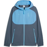Jachetă pentru bărbați Puma Mcfc Pumatech Woven Evening sky/Luminous Blue, s.XL imaginea #1 — magazin online Desire.md