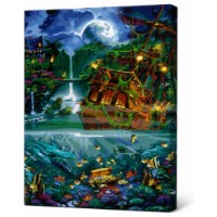 Tablou pe numere Art Gallery Premium Comori scufundate 40x50cm (GX39969)