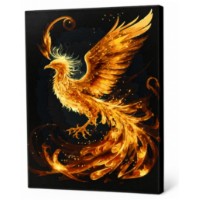 Tablou pe numere Art Gallery Premium Phoenix auriu 40x50cm (GX47456)